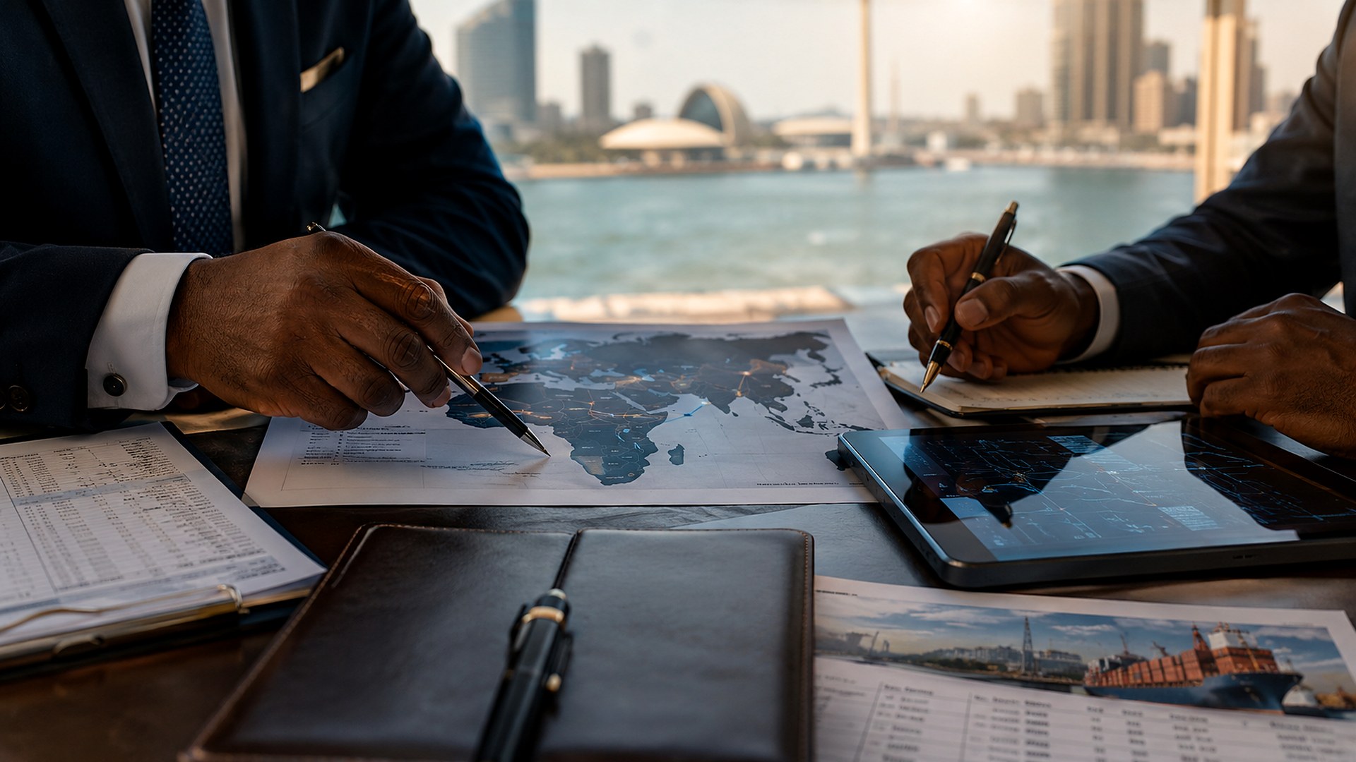 Profissionais a planear corredores financeiros entre África, o Golfo e a Ásia